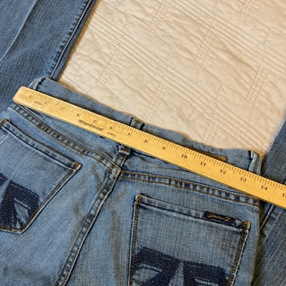Seven7 jeans embroidered pockets 28 Regular boot cut - Picture 9 of 11